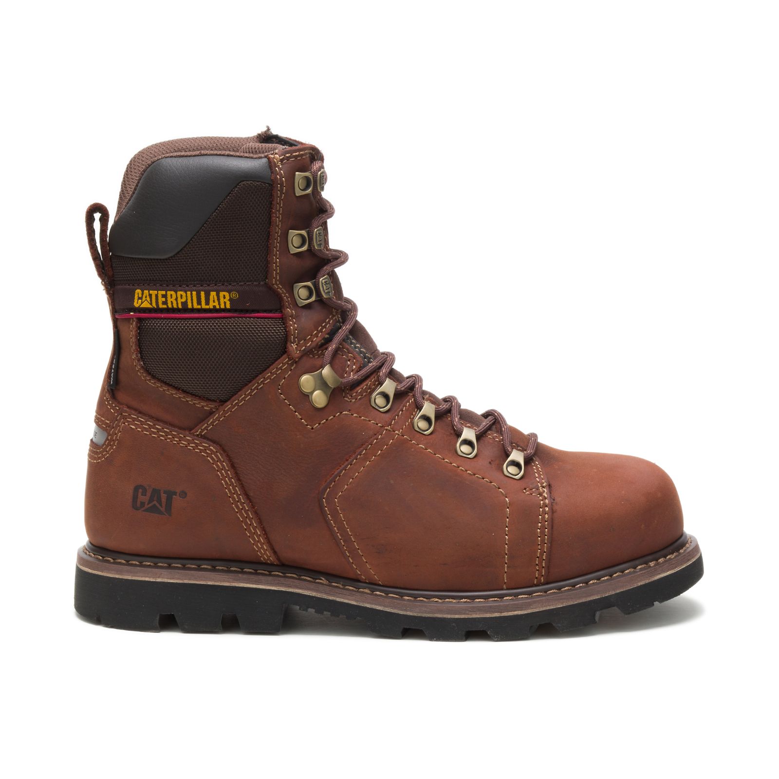 Caterpillar Steel Toe Boots Online UAE - Caterpillar Alaska 2.0 8" Waterproof Thinsulate™ Steel Toe Mens - Brown PTFDIA125